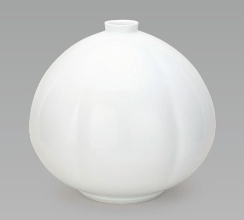 井上萬二「 白磁瓜形壺」の買取画像