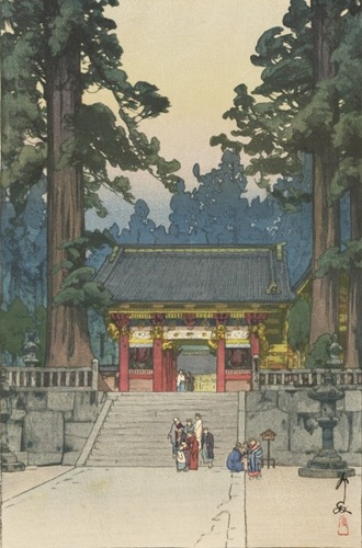 吉田博 「東照宮」の買取画像