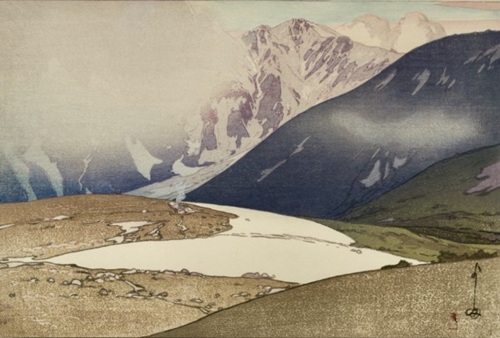 吉田博 「立山別山 日本アルプス十二題より」の買取画像