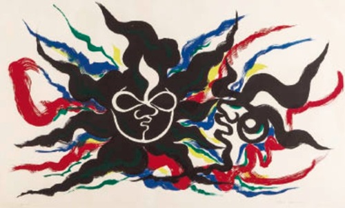 岡本太郎 「黒い太陽」の買取画像