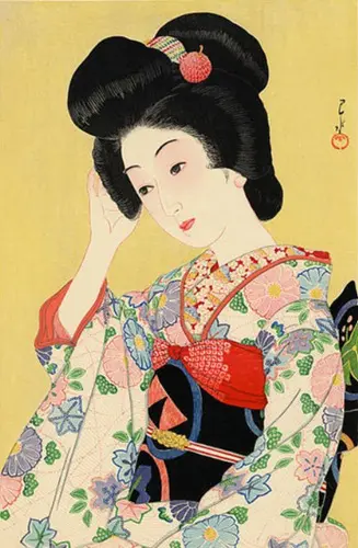 川瀬巴水 「ゆく春」の買取画像