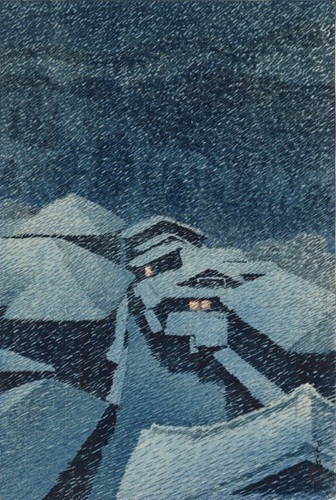 川瀬巴水 「塩原畑下り」の買取画像