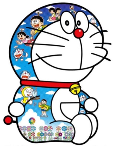 村上隆 「おすわりドラえもん「青空の下のきもちの良い日」」の買取画像