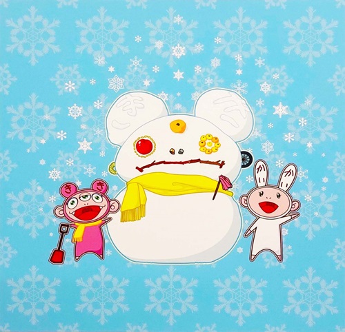 村上隆 「雪月花 雪ダルマとカイカイキキ」の買取画像