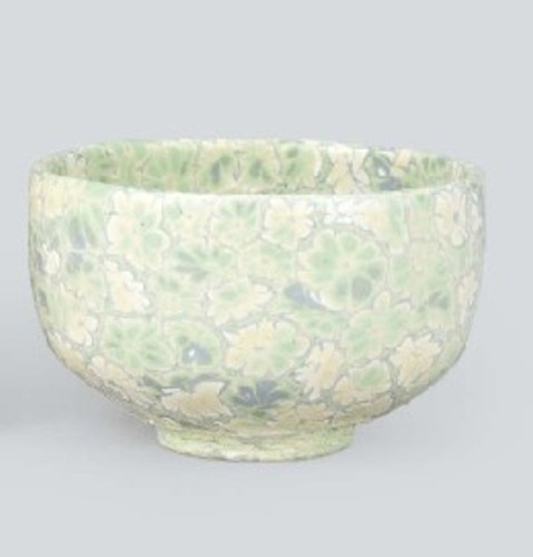 松井康成 「晴白練上茶碗」の買取画像