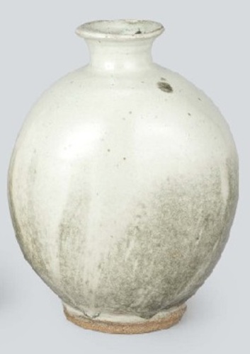 濱田庄司 「掛合釉扁壷」の買取画像