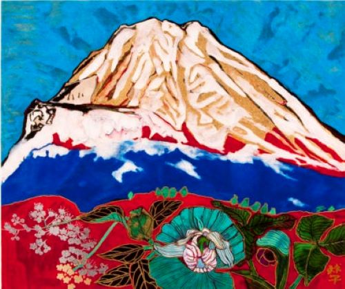 片岡球子 「めでたき御殿場の富士」の買取画像