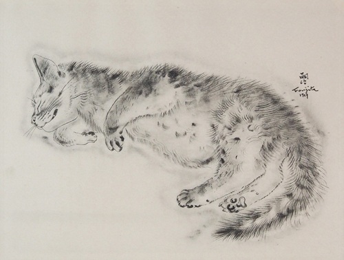 藤田嗣治 「オリバ「猫の本」」の買取画像