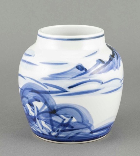 近藤悠三 「山染附花瓶」の買取画像