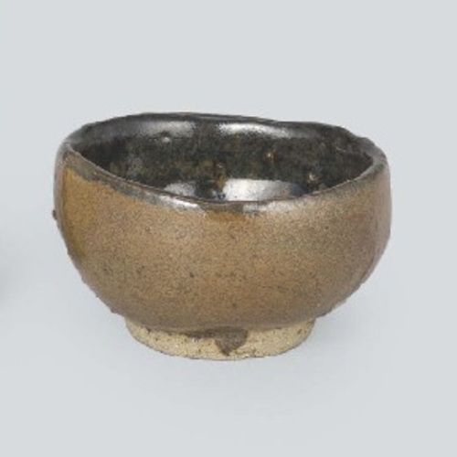 金重陶陽 「柿釉酒呑」の買取画像