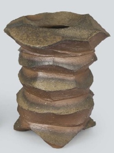 隠崎隆一 「備前手付花入」の買取画像