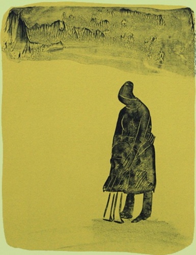 香月泰男 「母子像 Pl.11」の買取画像